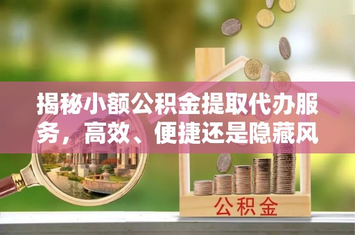 黄州揭秘小额公积金提取代办服务，高效、便捷还是隐藏风险？