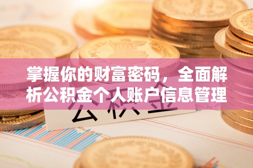 黄州掌握你的财富密码，全面解析公积金个人账户信息管理与优化