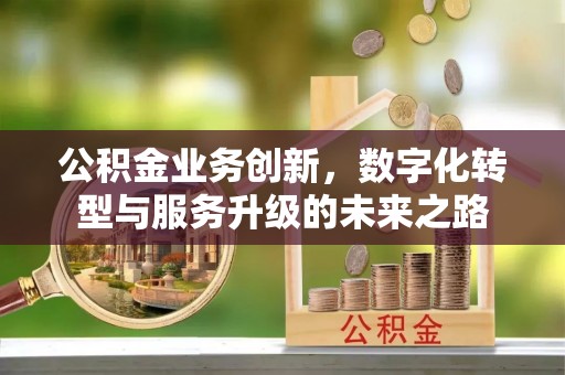 黄州公积金业务创新，数字化转型与服务升级的未来之路